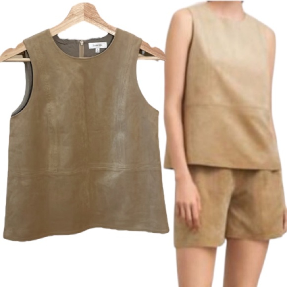 Aritzia Babaton Vegan Suede Rolando Sleeveless
Top Size XS